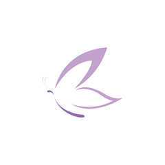 Butterfly logo. Luxury line logotype design. Universal premium butterfly symbol logotype