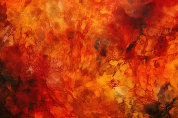 Wall Mural - Fiery orange and red acid wash background with bold and dynamic patterns and textures, generative ai