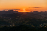 Fototapeta Niebo - Zachód słońca na Koziarzu