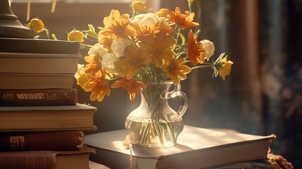 still life with candle