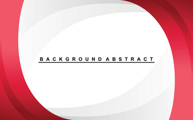 Wall Mural - vector simple white business background with red border