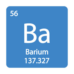 Poster - barium icon vector