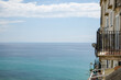  Balconies overlooking the Mediterranean sea