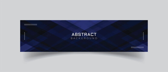 Wall Mural - linkedin banner modern abstract background