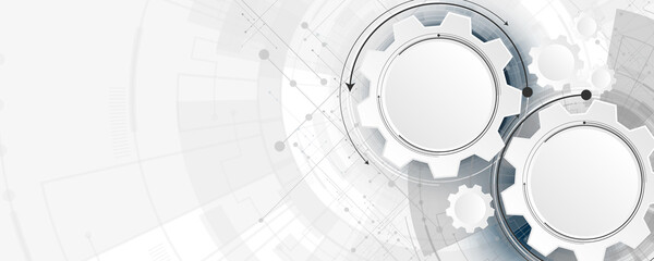 Wall Mural - abstract background image, futuristic concept of artificial intelligence technology