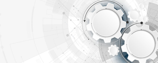 Wall Mural - abstract background image, futuristic concept of artificial intelligence technology