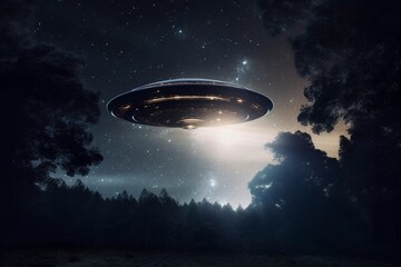 Wall Mural - Supernatural Spectacle: Captivating Photographic Display of Celestial Enchantment