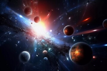 Wall Mural - Interstellar Odyssey: A Breathtaking Photographic Journey into the Cosmos