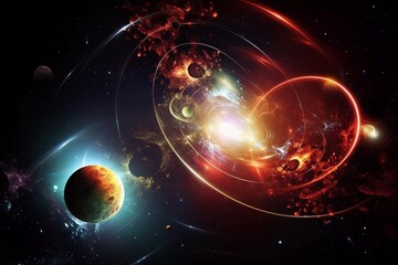 Wall Mural - Interstellar Odyssey: A Breathtaking Photographic Journey into the Cosmos