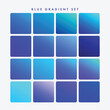 © Melih & Reyyan - set of blue gradients, blue gradient set, vector set of gradients, vibrant gradients, set of gradient