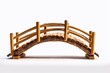 © hashinikaushalya - wooden bridge isolated on white background. Generative AI