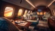 Opulent Aircraft Interior