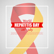 © NAVIN - Vector illustration of World Hepatitis Day social media story feed mockup template