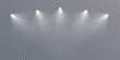 © MAKSYM - Stage spotlight, bright light source, concert lighting. Spotlight for concert lighting.
