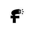 © rytzstudio - Letter f megaphone music logo logo design inspiration