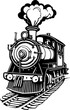 steam locomotive vector