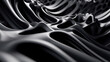 Ethereal Abstraction: Intricate Monochrome Exploration. Generative AI