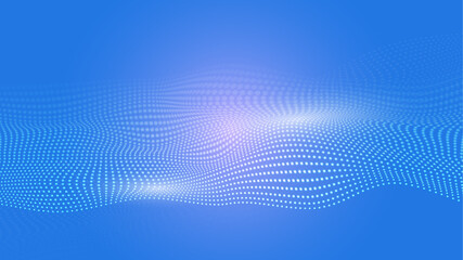 Wall Mural - abstract wavy circle background. back