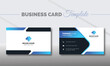 Modern & minimal business card, simple clean design template, vector design, professional business card template, visiting card template. double sided business card design template