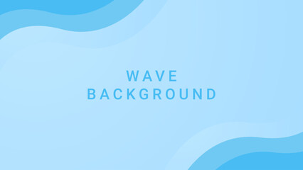 Wall Mural - Colorful abstarct background with wave. Blue pastel vector background