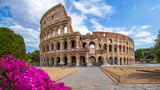 Colosseum, Rome, Italy; June 6, 2023 - A view of the colosseum in Rome, Italy