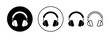 © Lunaraa - Headphone icon vector for web and mobile app. headphone sign and symbol