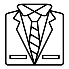 Sticker - Business Coat Icon