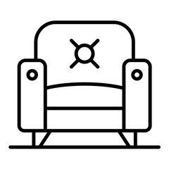 Sticker - Armchair Icon