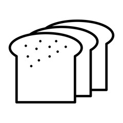 Canvas Print - Bread Icon