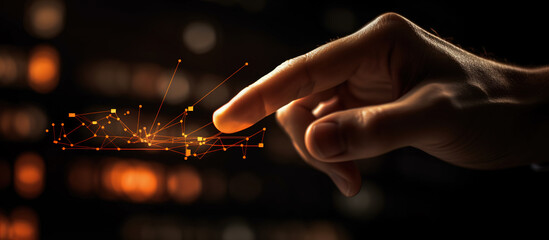 Wall Mural - business professionals technology office,created with generative ai tecnology.