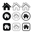 © ASH - simple house symbol and home icon sign