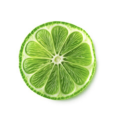 Wall Mural - Sliced lime png