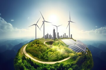 alternative energy sources and energy efficiency. generative ai