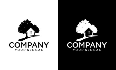 Wall Mural - Tree House business logo vector, Brand Identity Logos design, modern logo, Logo Designs Vector Illustration Template