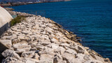 Fototapeta  - wezuwiusz skały włochy piękny krajobraz bolonia neapol morze ocean