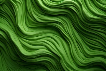 Soft wave elegant nature green texture Generative AI
