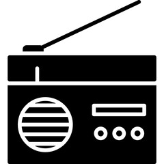 Wall Mural - Radio Icon