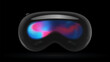 Vision Pro-High-tech Futuristic technology VR Glasses -Virtual reality device, 360 VR modern helmet-vector illustration