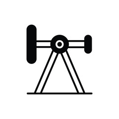 Swing Balancer icon vector stock illustration.