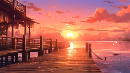 Game Art Anime Background Wallpaper