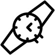 Watch icon, Marathon related vector