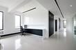 © inspiretta - Modern luxury white office, generative ai