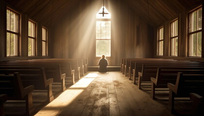 interior of church spiritual enlightment