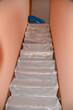 canvas print picture - Renovieren einer Treppe