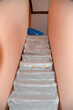 canvas print picture - Renovieren einer Treppe