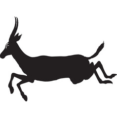 Wall Mural - Antelope silhouette