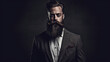 © Nataliya - A trailblazing trendsetter with a meticulously groomed beard and a fashion-forward sense of style, inspiring others to embrace self-expression Generative AI