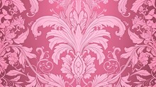 Seamless Pattern With Flowers Pink Wallpaper Background