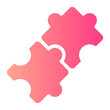 puzzle gradient icon