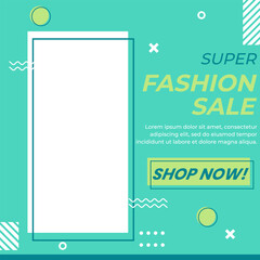 Wall Mural - Simple Twibbon Frame for social media template. Suitable for various events, product templates, product frames